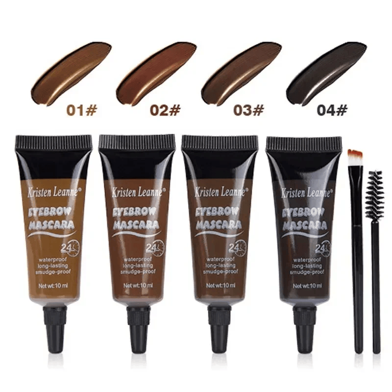 Natural 6 Colors Liquid Dyeing Eyebrow Cream Set