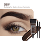 Natural 6 Colors Liquid Dyeing Eyebrow Cream Set