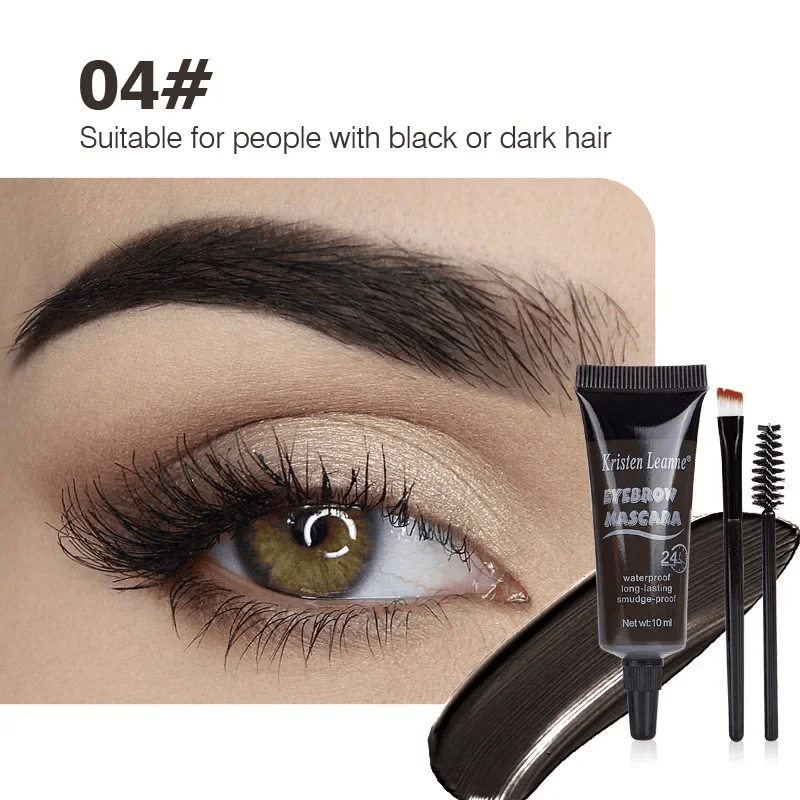 Natural 6 Colors Liquid Dyeing Eyebrow Cream Set