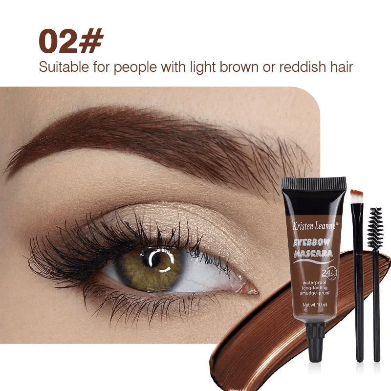 Natural 6 Colors Liquid Dyeing Eyebrow Cream Set