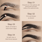 Natural 6 Colors Liquid Dyeing Eyebrow Cream Set