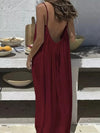 2026 Loose-Fit Spaghetti Strap Dress Women's Casual