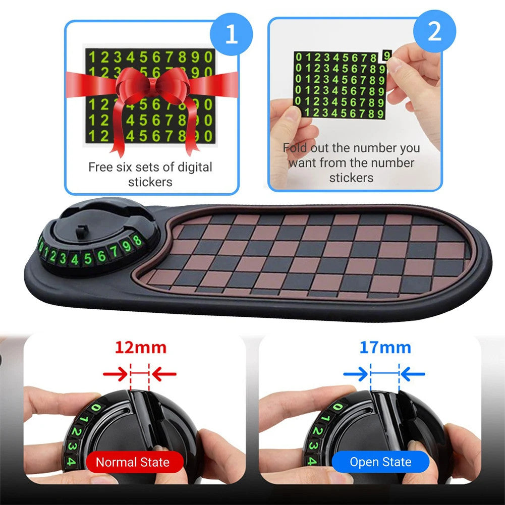 Multifunction Auto Non-slip Car Mats Auto Phone Holder