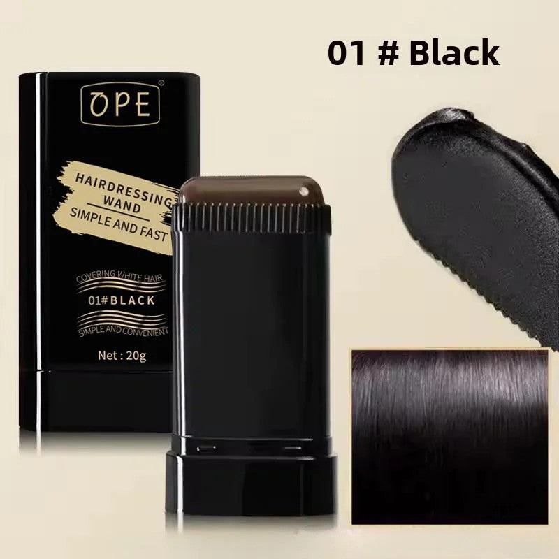 3-color portable hair dye stick with comb