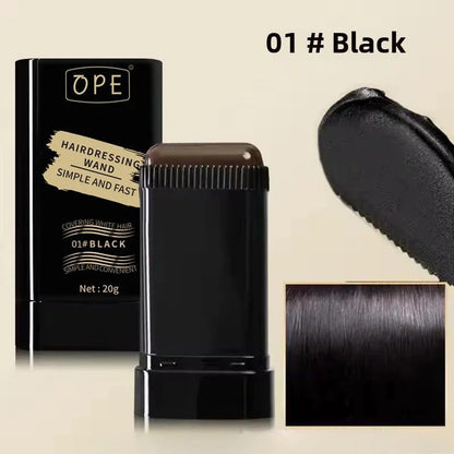 3-color portable hair dye stick with comb