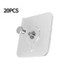 20Pcs Transparent Strong Self-adhesive Wall Hook