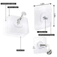 20Pcs Transparent Strong Self-adhesive Wall Hook