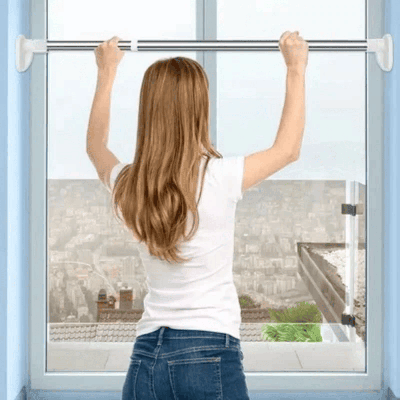 Drill-Free Adjustable Rod Hanger
