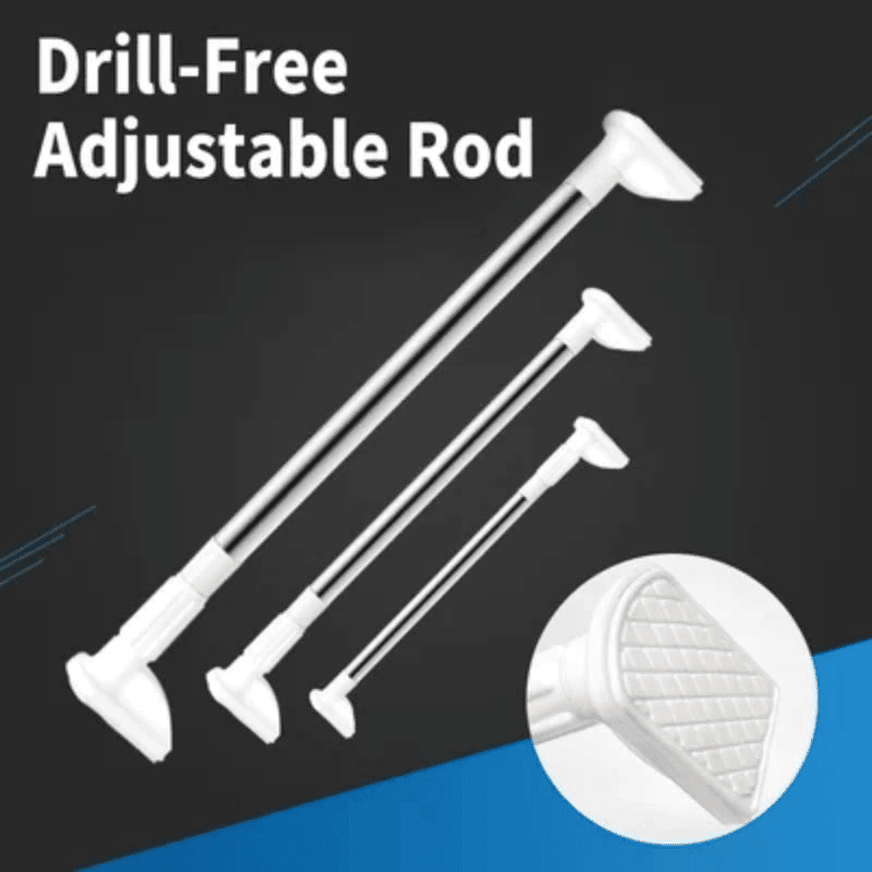 Drill-Free Adjustable Rod Hanger