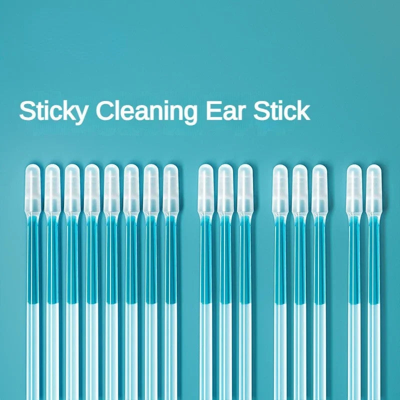 Disposable Sticky Ear Swabs Pick Reusable Ear Cleaner