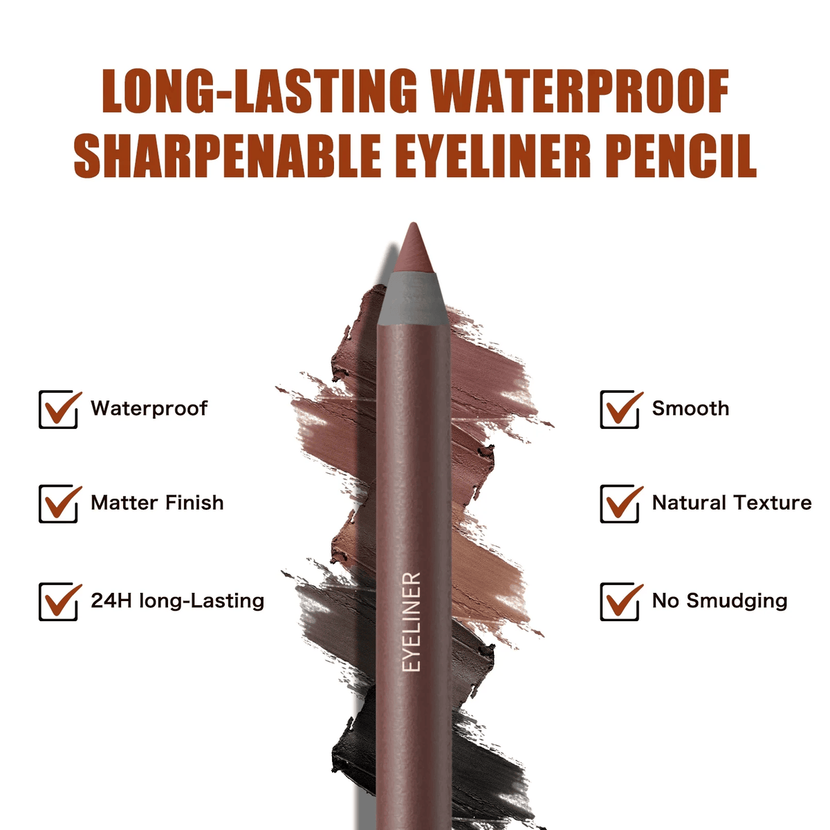 Waterproof Eyeliner Pencil Long Lasting