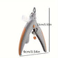 Pet cat and dog nail clippers with LED light