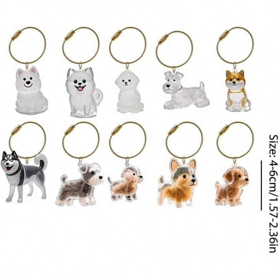 Eternal Bond | Pet Fur Memorial Capsule Keychain