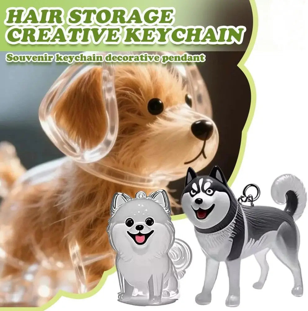 Eternal Bond | Pet Fur Memorial Capsule Keychain