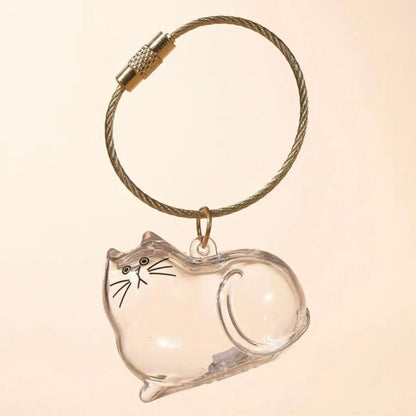Eternal Bond | Pet Fur Memorial Capsule Keychain