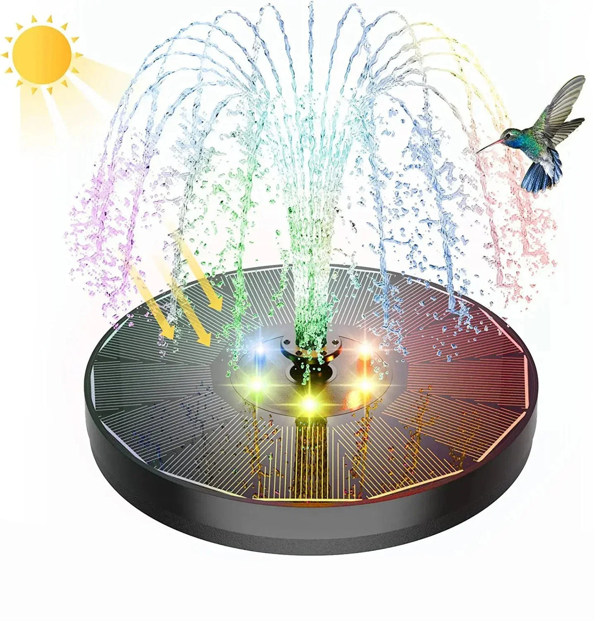12LED Solar Fountain Water Pump