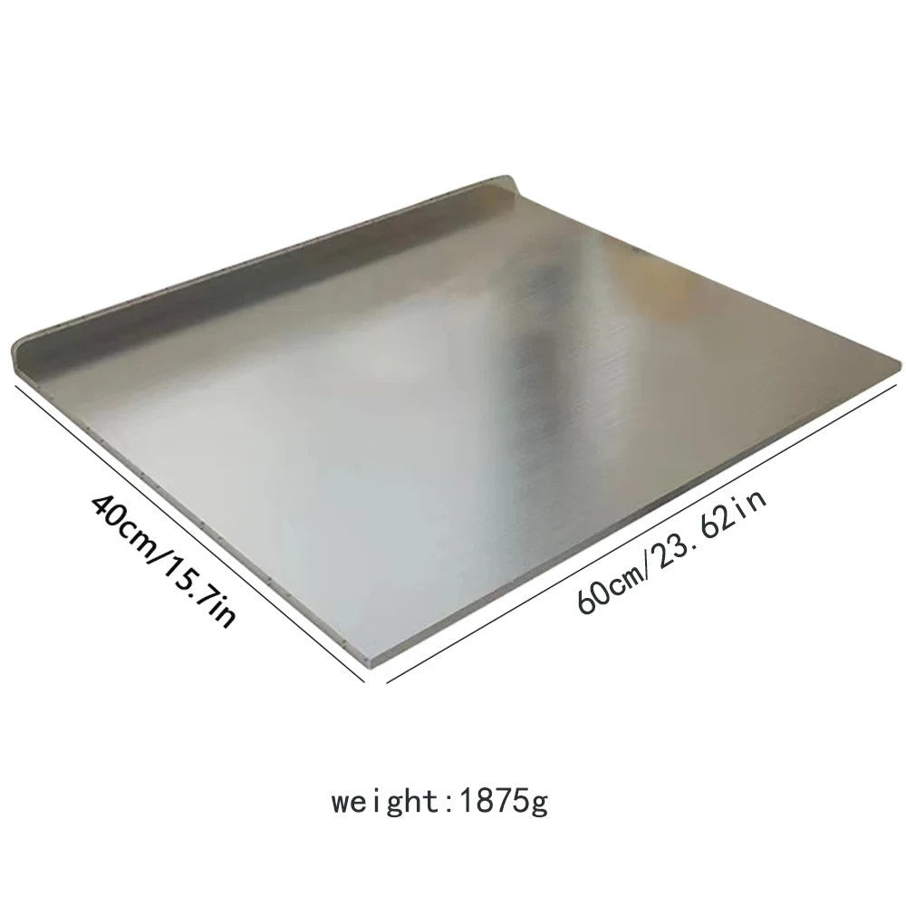 L-shaped Chopping Board Stainless Steel Large Size