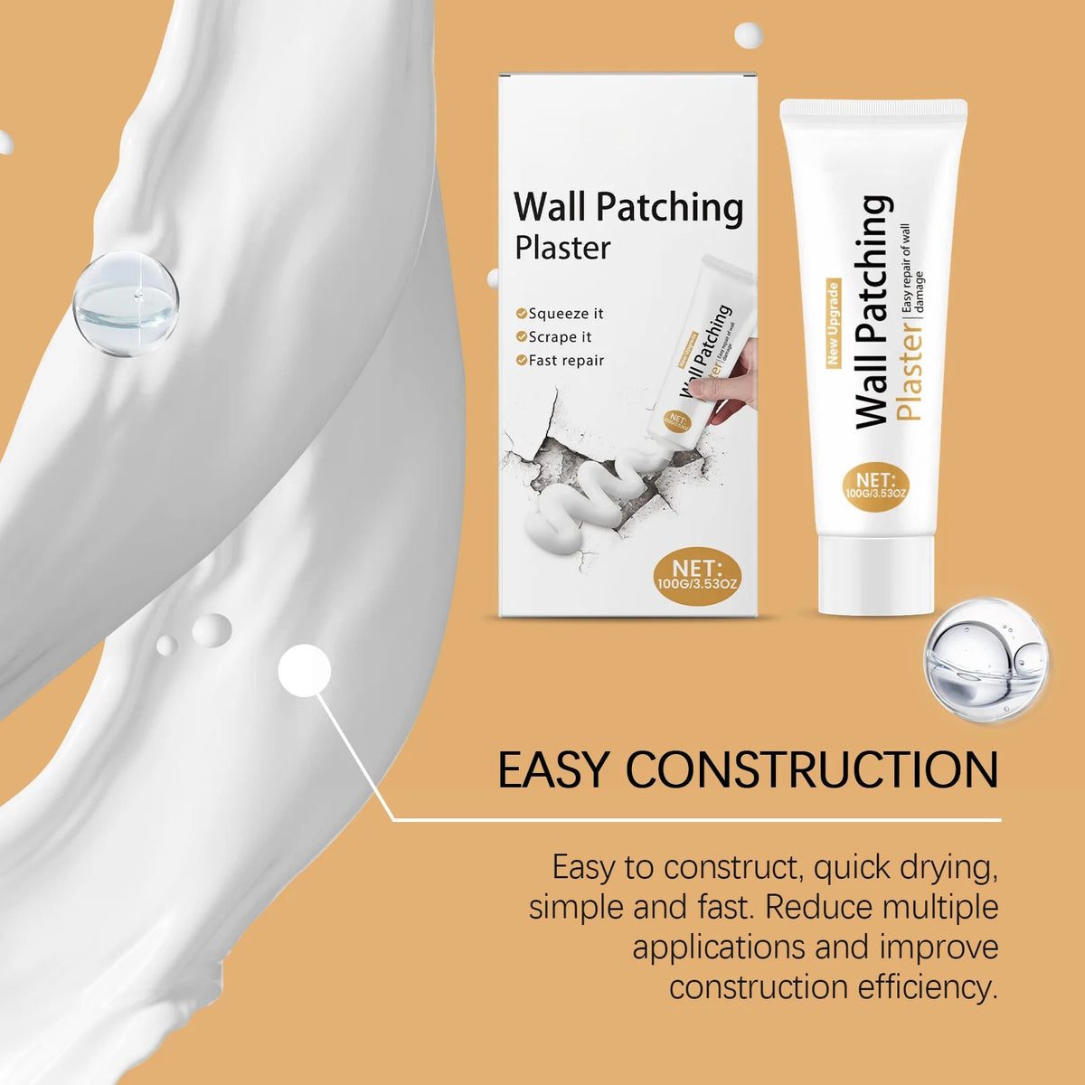 Quick-Drying Wall Mending Agent Waterproof Sealant Crack Repair