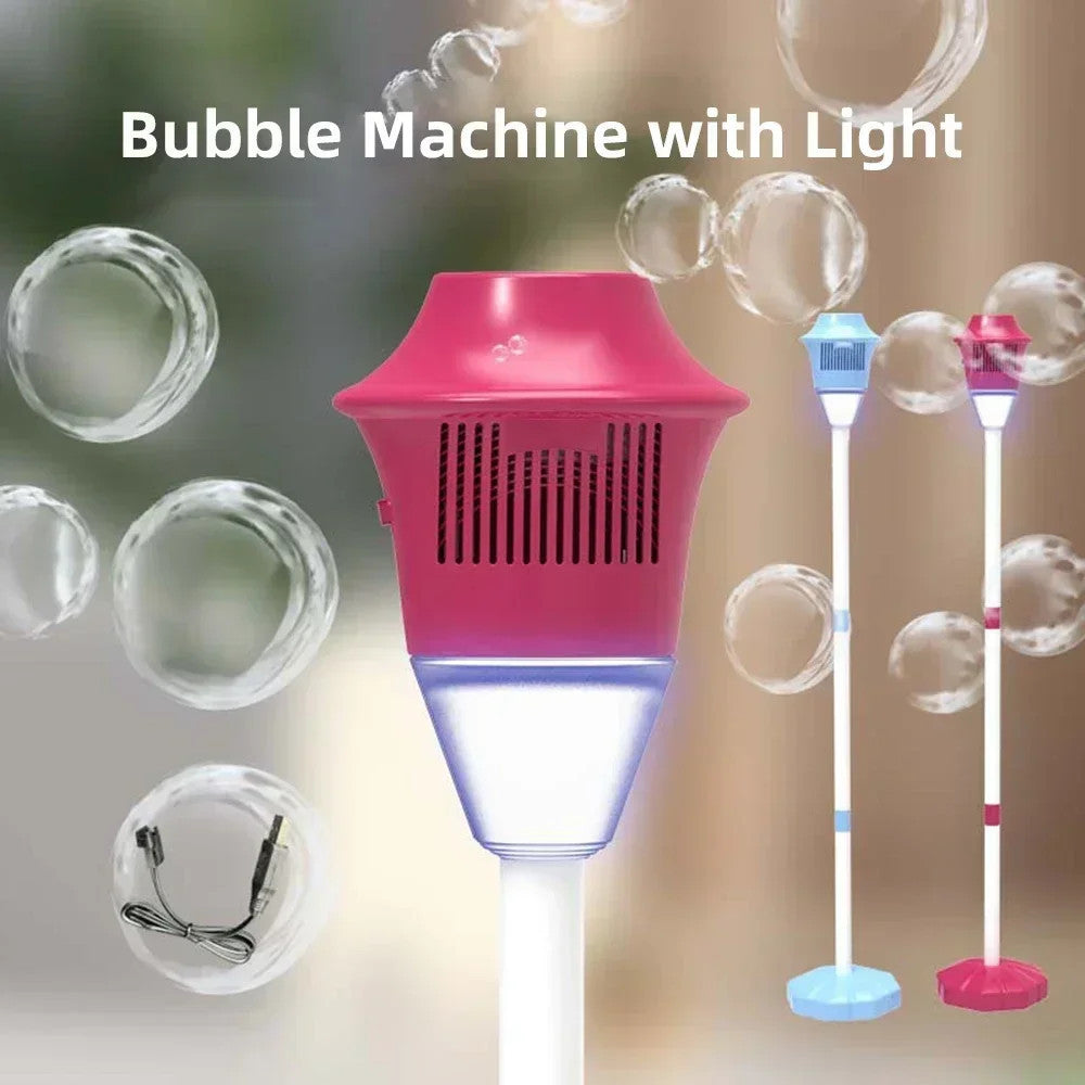 Bubble Maker Stand Machine with Lights and Music