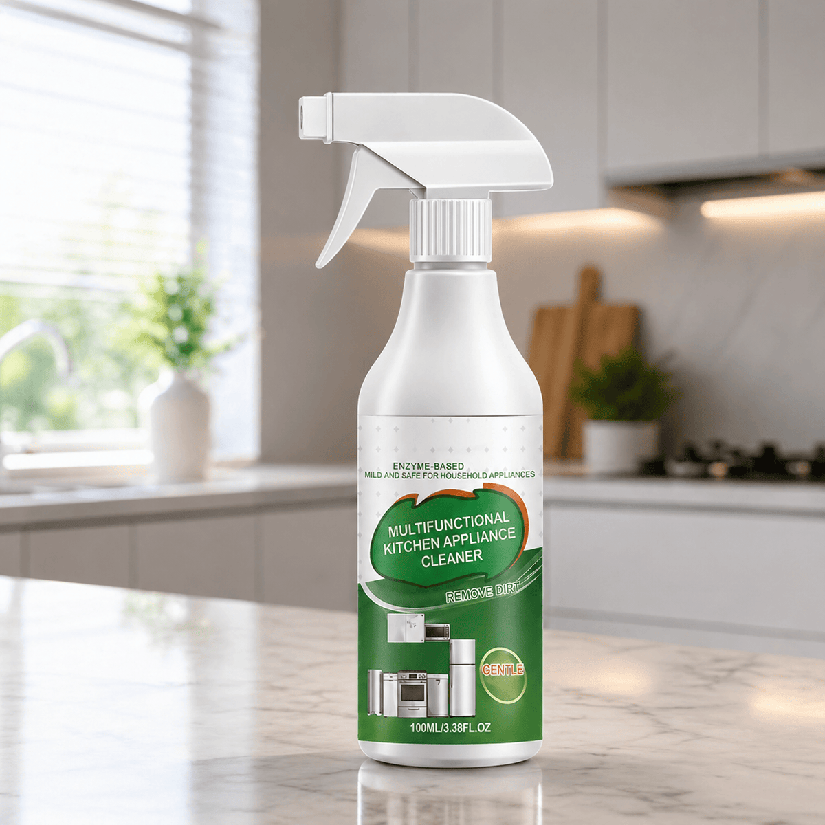 Ion Kitchen Cleaner Stain Remover Spray, Kitchen Multi-Purpose Foam Cleaner Spra