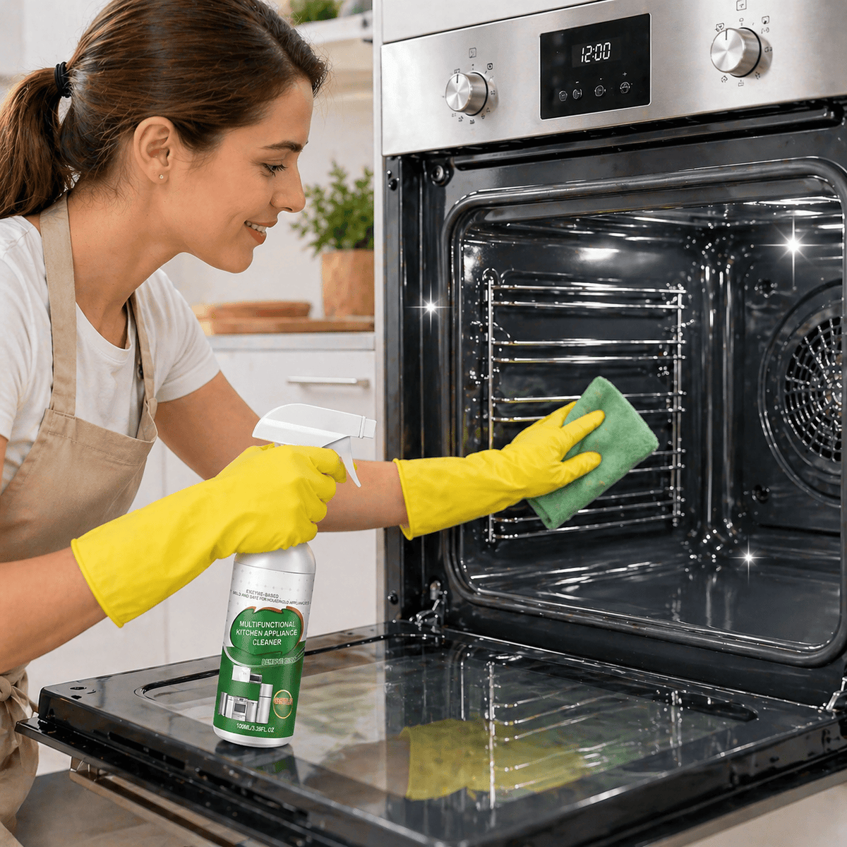 Ion Kitchen Cleaner Stain Remover Spray, Kitchen Multi-Purpose Foam Cleaner Spra