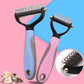 Pro Deshedding Brush for Cats & Dogs