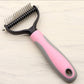 Pro Deshedding Brush for Cats & Dogs