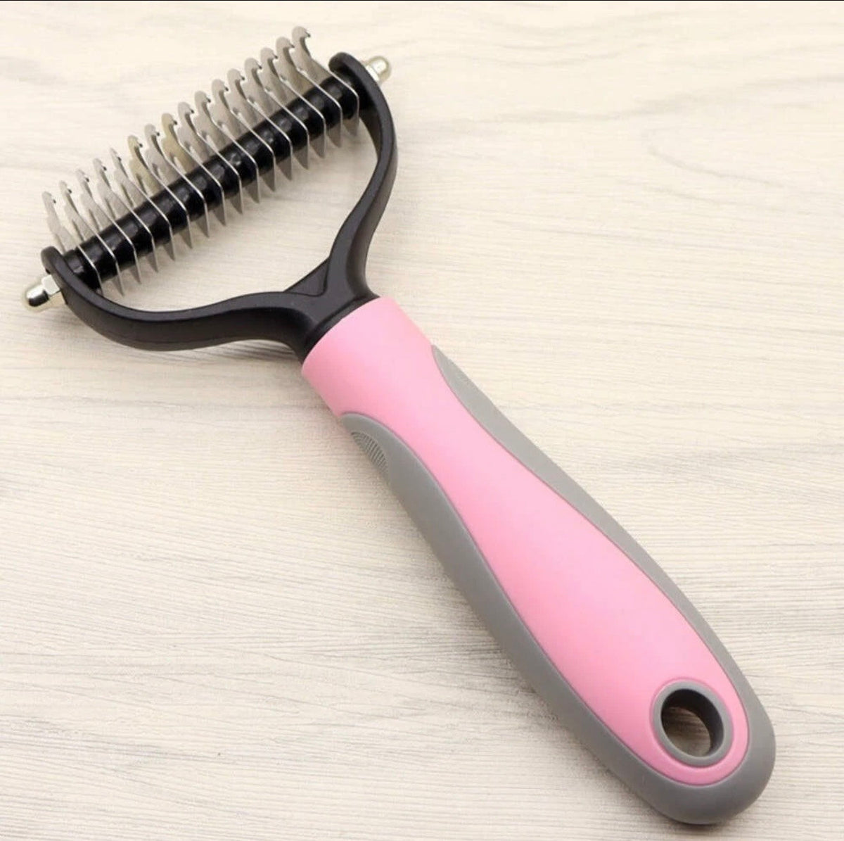 Pro Deshedding Brush for Cats & Dogs