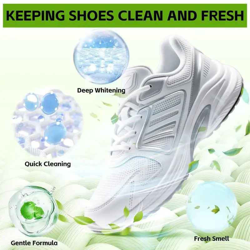 Shoe Cleaning Kit – Premium Foam Sneaker Cleaner with Brush, Wipes & Microfiber Cloth
