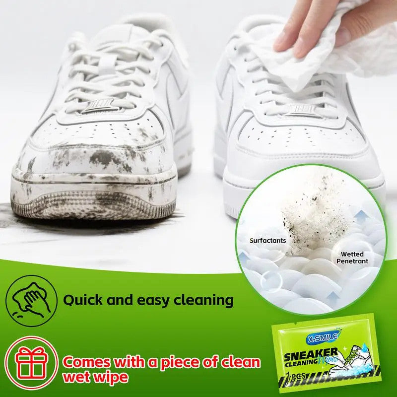 Shoe Cleaning Kit – Premium Foam Sneaker Cleaner with Brush, Wipes & Microfiber Cloth