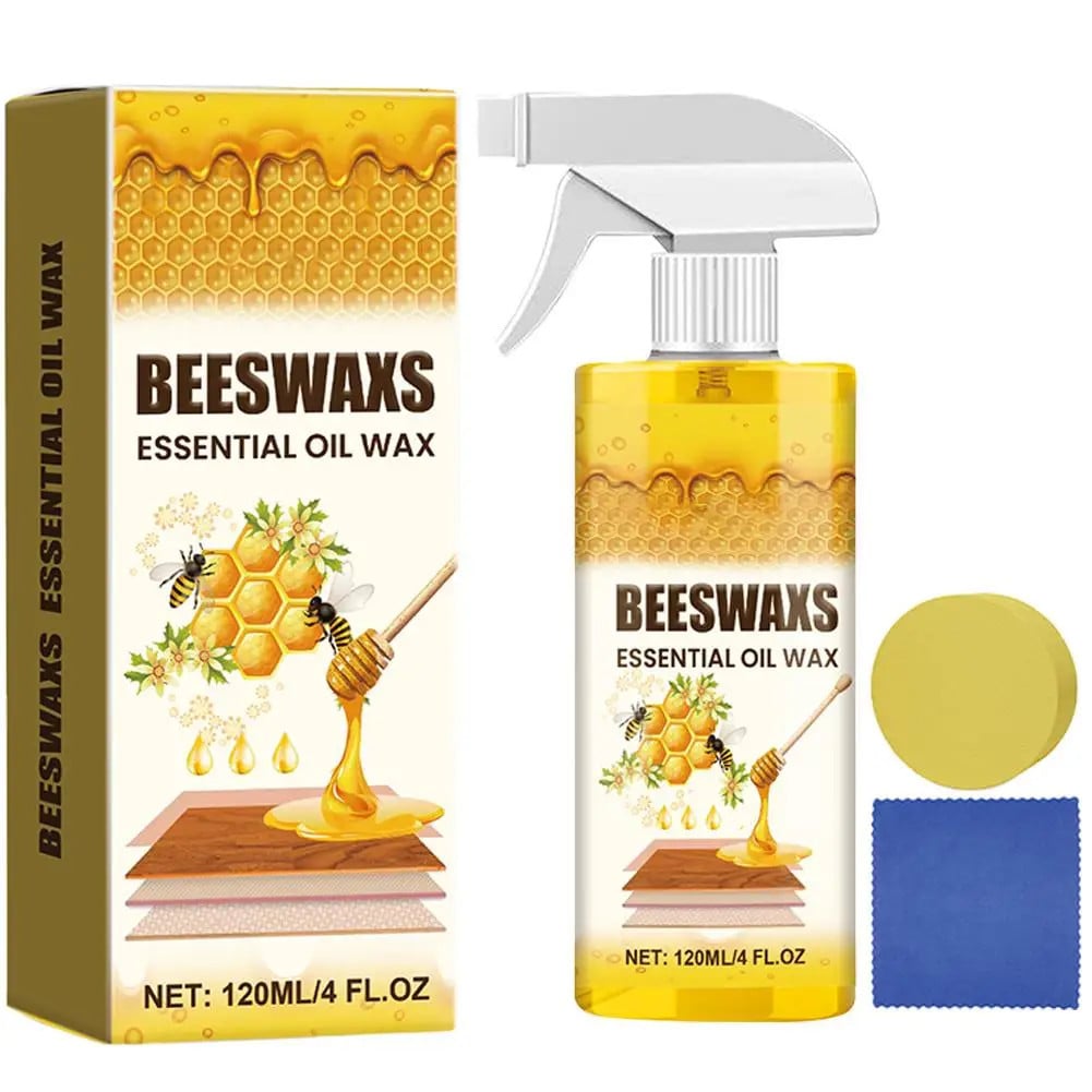 Beeswax Wood Polish Spray for Furniture & Floors