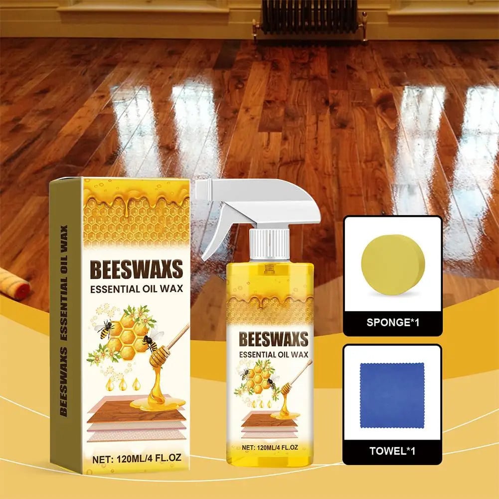 Beeswax Wood Polish Spray for Furniture & Floors