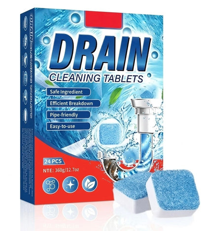 Drain Cleaning Tablets for Sinks & Pipes – Safe & Fast Drain Unblocker