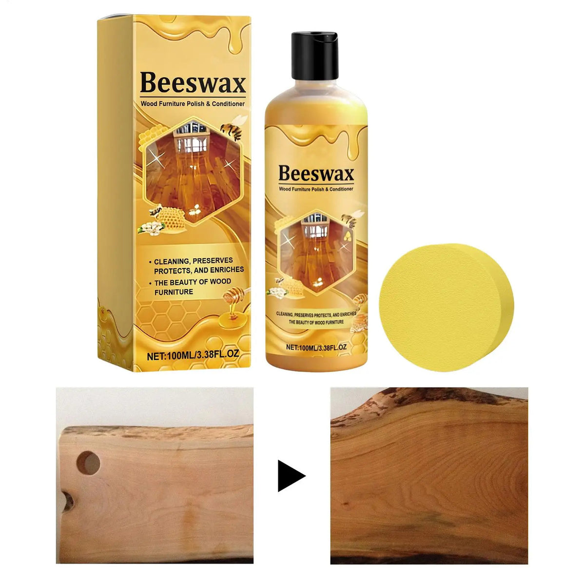 Wood Polishing Beeswax