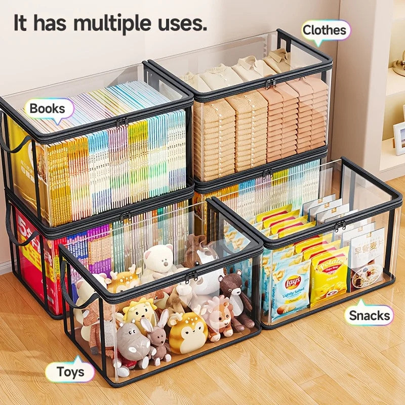 Foldable Transparent Storage Box