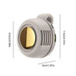 Portable Snap On Mini Whirlwind Fan USB Charging Fan Waist Clip 3-Speed Handsfree Silent Strong Wind Leafless Fan