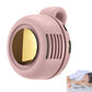 Portable Snap On Mini Whirlwind Fan USB Charging Fan Waist Clip 3-Speed Handsfree Silent Strong Wind Leafless Fan