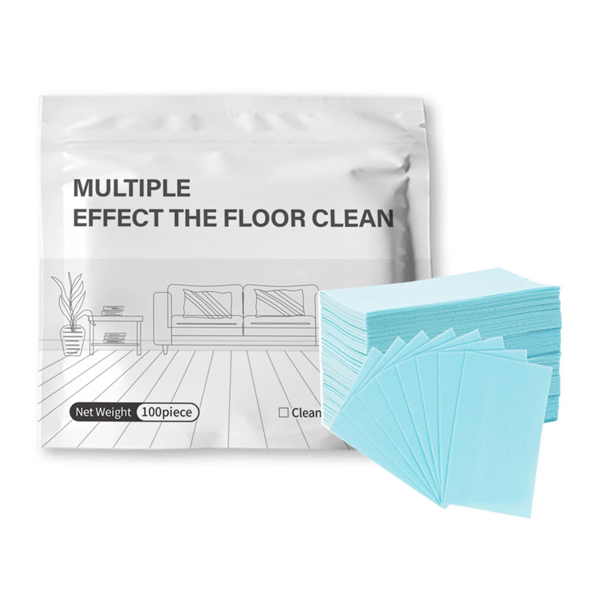 100 Piece Floor Cleaning Tablets — Multi-Surface Cleaner