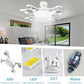Bayonet Led Ceiling Fans with Lights and Remote 3