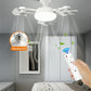 Bayonet Led Ceiling Fans with Lights and Remote 3