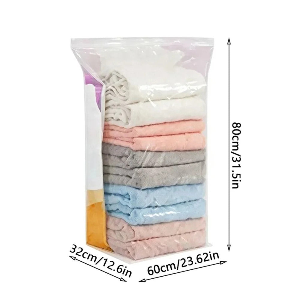 1PC Vacuum Compression Bags No Pump Needed