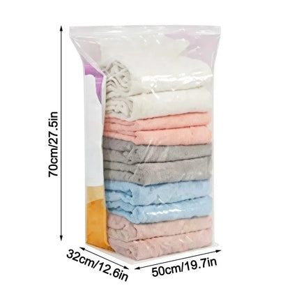 1PC Vacuum Compression Bags No Pump Needed