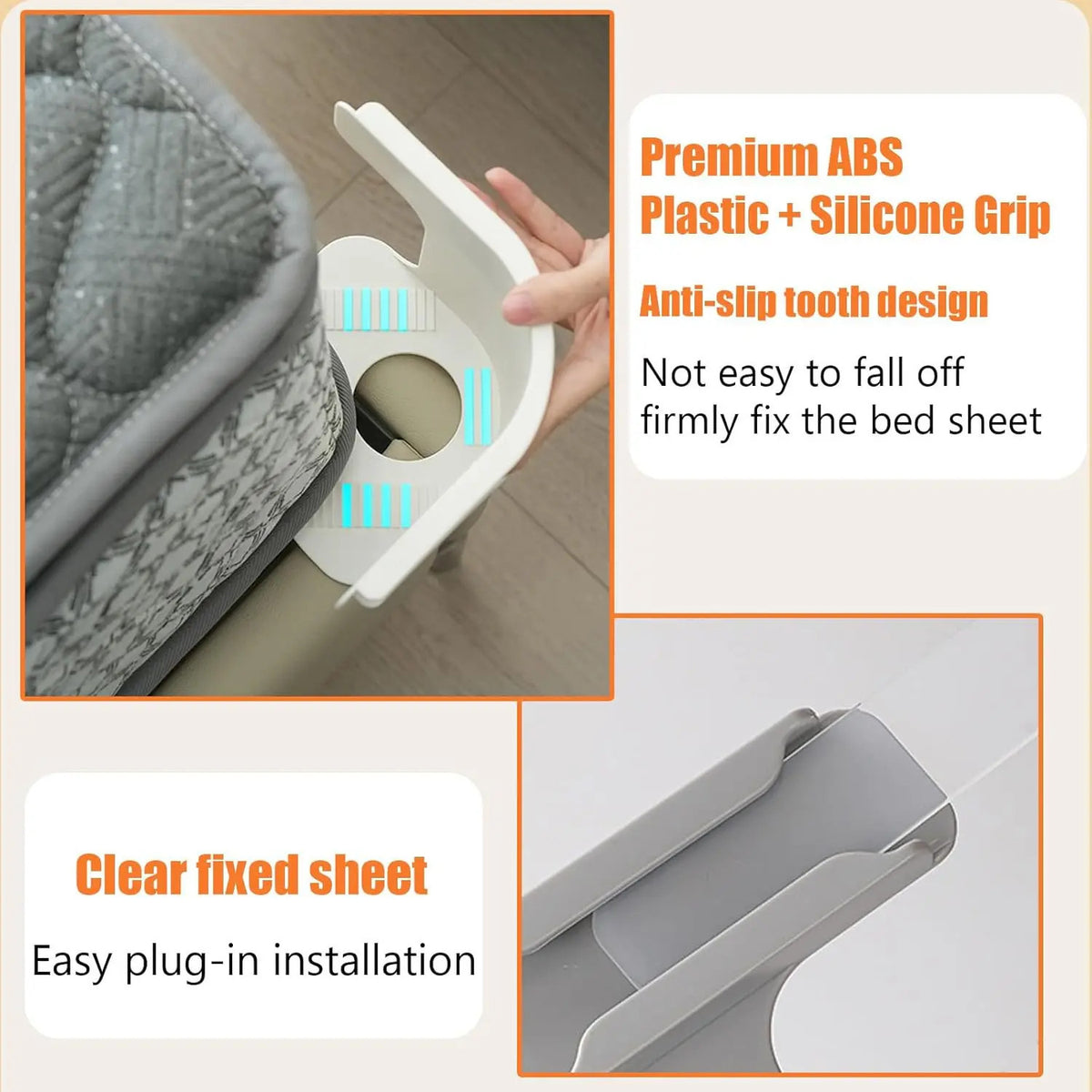Invisible Bedsheet Clips
