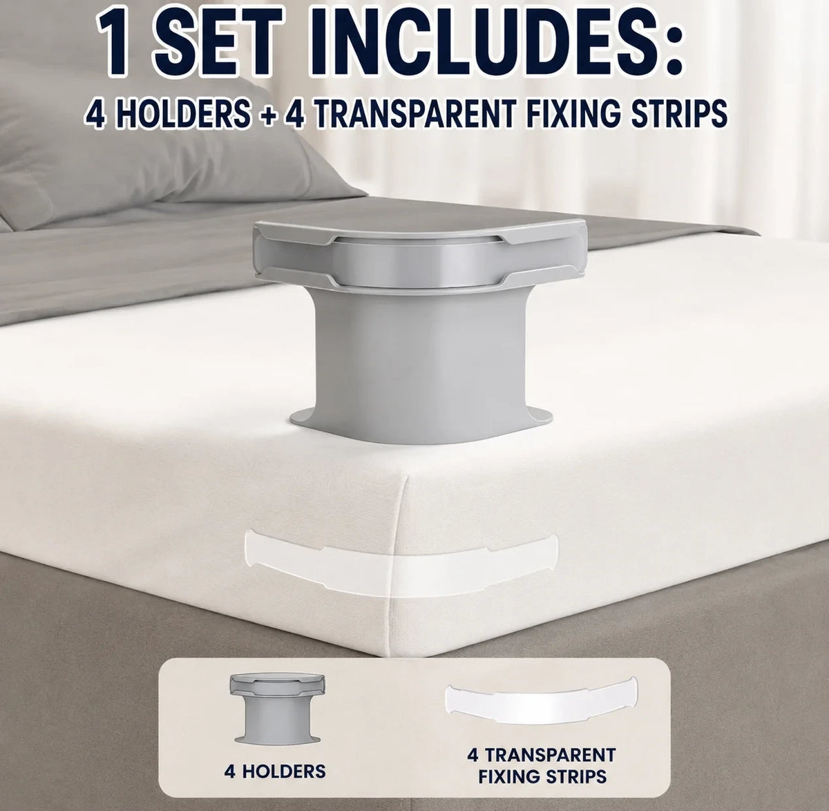Invisible Bedsheet Clips