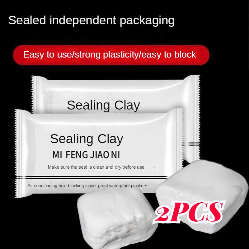 2PCS Waterproof AC Wall Hole Sealing Putty