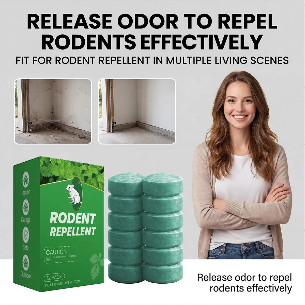 12-Pack Rodent Repellent Balls 🍀