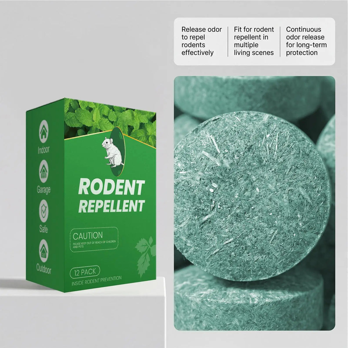 12-Pack Rodent Repellent Balls 🍀
