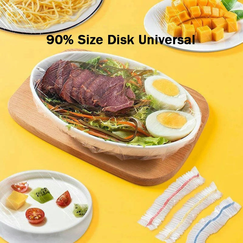 100PCS Disposable Elastic Food Covers
