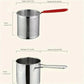 Stainless Steel Mini Fryer with Filter Basket