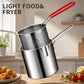 Stainless Steel Mini Fryer with Filter Basket